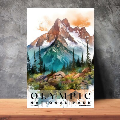 Olympic National Park Poster, Travel Art, Office Poster, Home Decor | S4 - image2